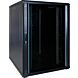 22U palvelinkaappi lasiovella 800x1000x1200mm (LxSxK)