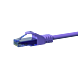 UTP CAT6a patch-kaapeli 10m violetti - 100% kuparia