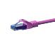 UTP CAT6a patch-kaapeli 0,50m pinkki - 100% kuparia