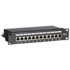 10 tuuman CAT6 FTP patch -paneeli - 12 porttia