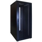 27U palvelinkaappi rei'itetyllä ovella 600x800x1400mm (LxSxK)