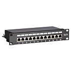 10 tuuman CAT5e FTP-päivityspaneeli - 12 porttia