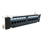 CAT6 UTP Wallmount Patch Panel - 12 porttia