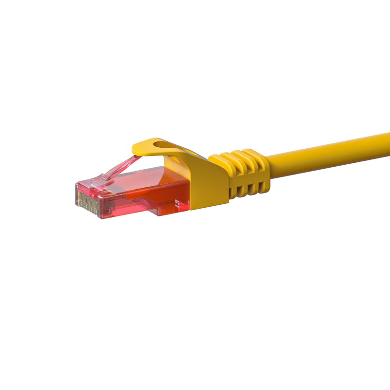 UTP CAT6 patch-kaapeli 2m keltainen - 100% kuparia
