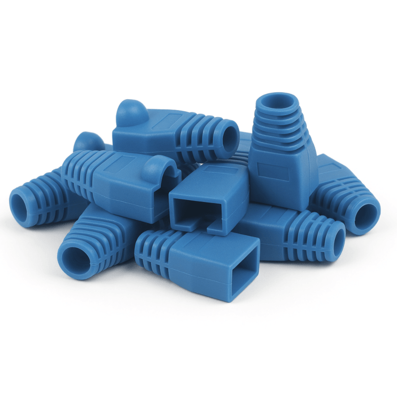 DANICOM RJ45-kaapeliholkki sininen suuri - 10 kappaletta