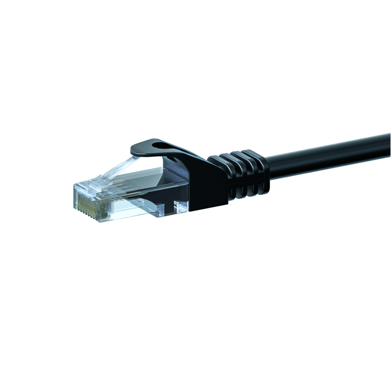 CAT6 UTP patch -kaapeli 2m musta - CCA