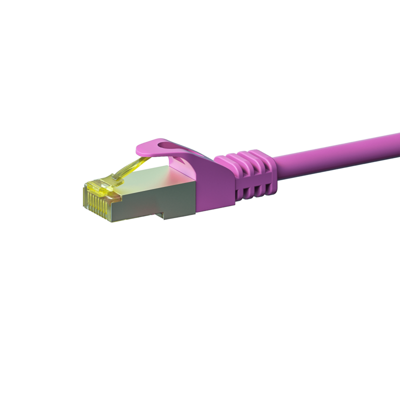 Cat7 S/FTP (PIMF) patch-kaapeli 5m vaaleanpunainen