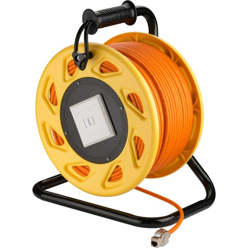 CAT7 S/FTP-kaapelikela CAT6a Keystone-liittimellä - RJ45 - 90 metriä