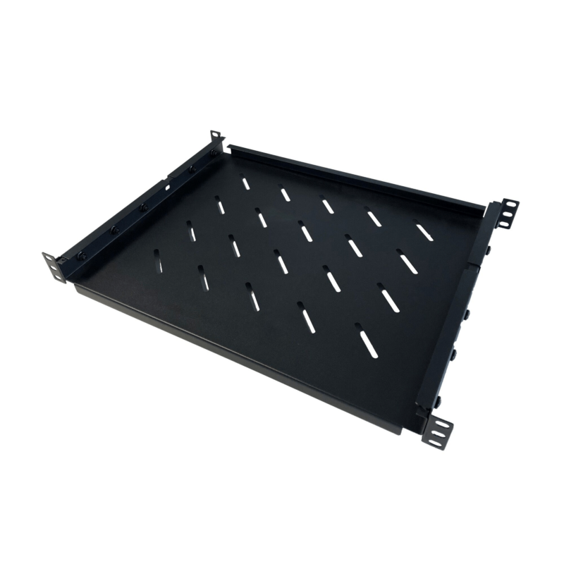 Säädettävä hylly 710–950 mm syville palvelinkaapeille - 1U