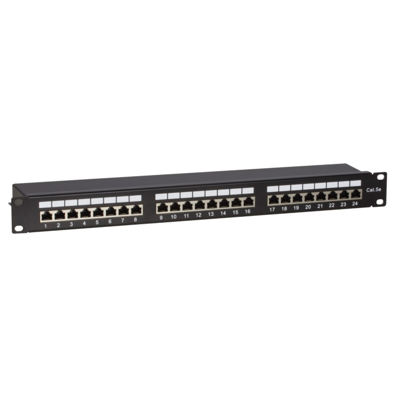 CAT5e FTP-kytkentäpaneeli - 24 porttia