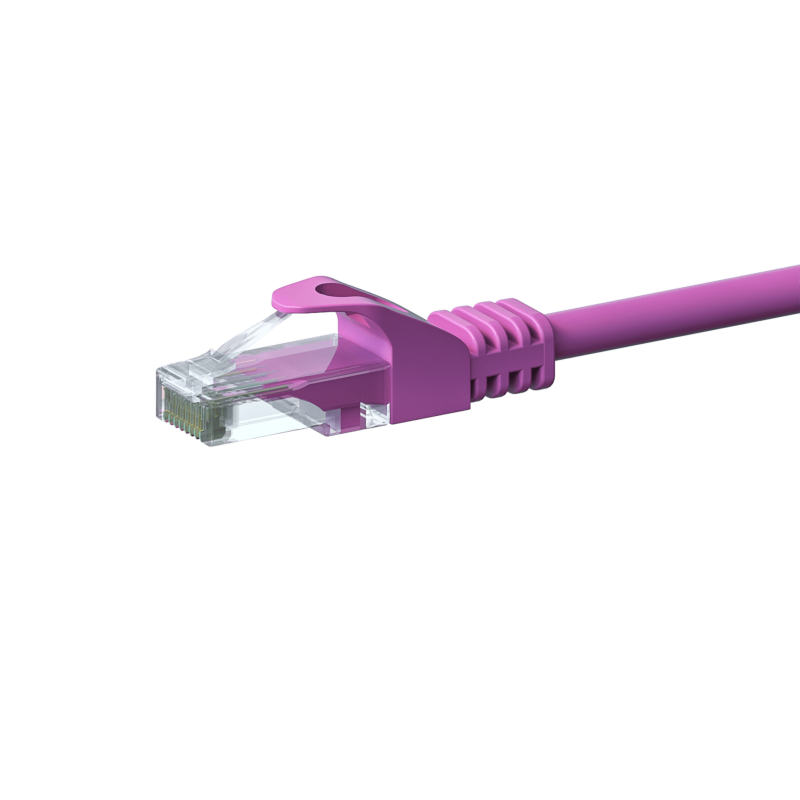 CAT6 UTP patch -kaapeli 20m pinkki - CCA