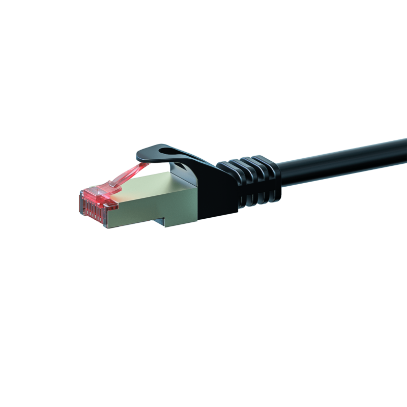 CAT6 S/FTP (PIMF) patch-kaapeli 15m musta