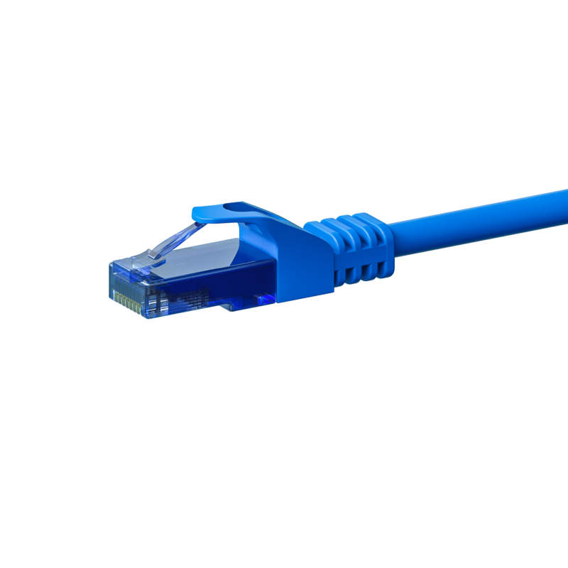 UTP CAT6a patch-kaapeli 20m sininen - 100% kuparia