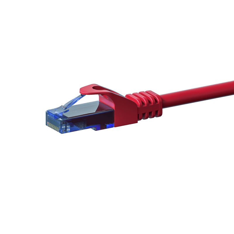 UTP CAT6a patch-kaapeli 20m punainen - 100% kuparia