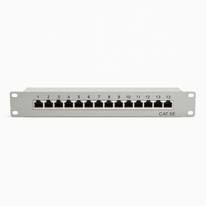 Cat5 10 tuuman 12-porttinen STP-kytkentäpaneeli
