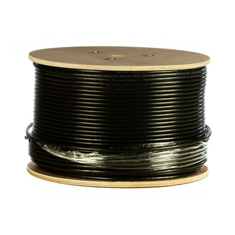DANICOM CAT6 UTP 305m Ulkokaapeli jäykällä rullalla - PE (Fca)