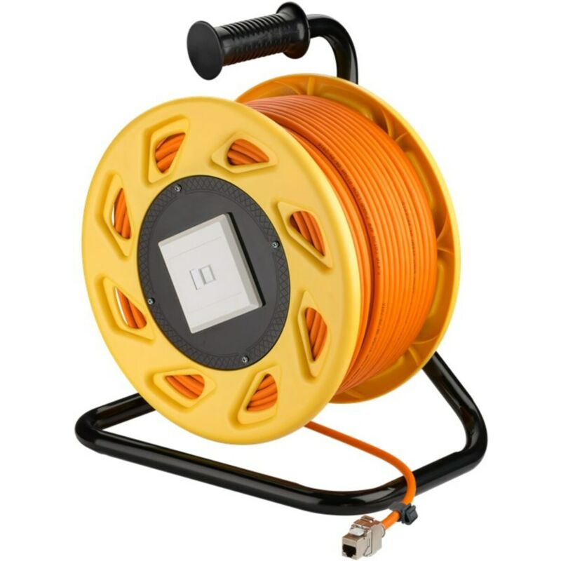 CAT7 S/FTP-kaapelikela CAT6a Keystone-liittimellä - RJ45 - 50 metriä