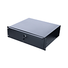 19 tuuman lukittava metallilaatikko - 3U