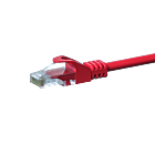 CAT5e UTP patch -kaapeli 0,50m punainen - CCA