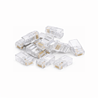 DANICOM UTP CAT6a RJ45 Liitin - jäykkään sydämeen - 10 kpl