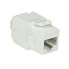 CAT6a UTP Keystone -liitin - työkaluton - valkoinen
