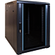 15U minipalvelinkaappi lasiovella 600x800x860mm (LxSxK)