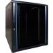 18U palvelinkaappi lasiovella 800x1000x1000mm (LxSxK)