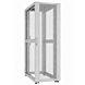 52U konesalipalvelinkaappi rei'itetyllä ovella 800x1000x2400mm (LxSxK) harmaa