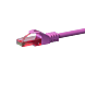 UTP CAT6 patch-kaapeli 0,15m pinkki - 100% kuparia