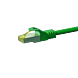 Cat7 S/FTP (PIMF) patch-kaapeli 0,25 m vihreä
