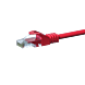 CAT5e UTP patch -kaapeli 1m punainen - CCA