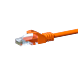 CAT5e UTP patch -kaapeli 3m oranssi - CCA
