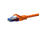 UTP CAT6a patch-kaapeli 0,15m oranssi - 100% kuparia