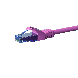 UTP CAT6a patch-kaapeli 30m pinkki - 100% kuparia