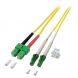 OS2 duplex valokuitukaapeli LC/APC-SC/APC 2m