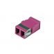 Multimode Keystone-liitäntä LC-LC duplex violetti