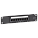 10 tuuman CAT5e UTP-päivityspaneeli - 8 porttia