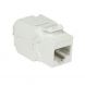 CAT6a UTP Keystone -liitin - työkaluton - valkoinen