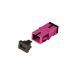 Multimode Keystone-kytkin SC-SC simplex violetti