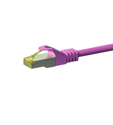 Cat7 S/FTP (PIMF) patch-kaapeli 5m vaaleanpunainen