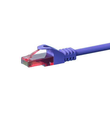 UTP CAT6 patch-kaapeli 2m violetti - 100% kuparia