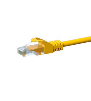 CAT5e UTP patch -kaapeli 5m keltainen - CCA