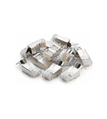DANICOM SFTP CAT6a RJ45 Liitin - jäykkään ytimeen - 10 kpl