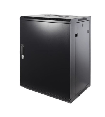 12U seinäkaappi metalliovella 600x450x635mm (LxSxK)