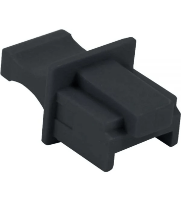 RJ45 portin päätteet, 10 kpl sarja, musta