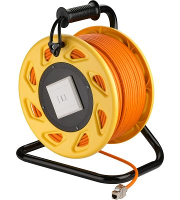 CAT7 S/FTP-kaapelikela CAT6a Keystone-liittimellä - RJ45 - 90 metriä