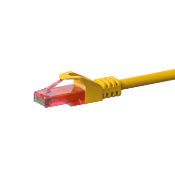 UTP CAT6 patch-kaapeli 5m keltainen - 100% kuparia