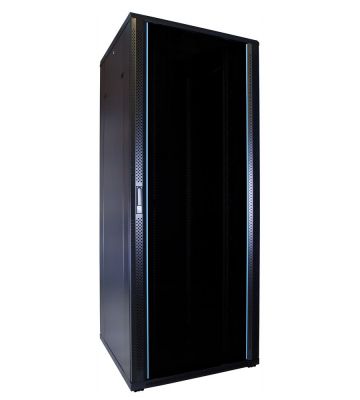 42U palvelinkaappi lasiovella 800x800x2000mm (LxSxK)