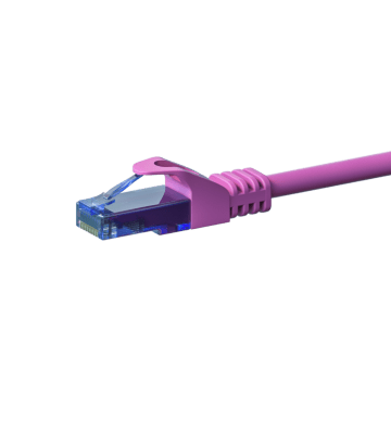 UTP CAT6a patch-kaapeli 2m pinkki - 100% kuparia