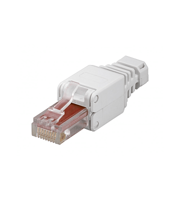 DANICOM UTP CAT5e työkaluton RJ45-liitin - joustavaan ja jäykään ytimeen